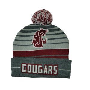 WSU Cougars Knit Stocking Cap Hat Beanie G206 Wear One Size